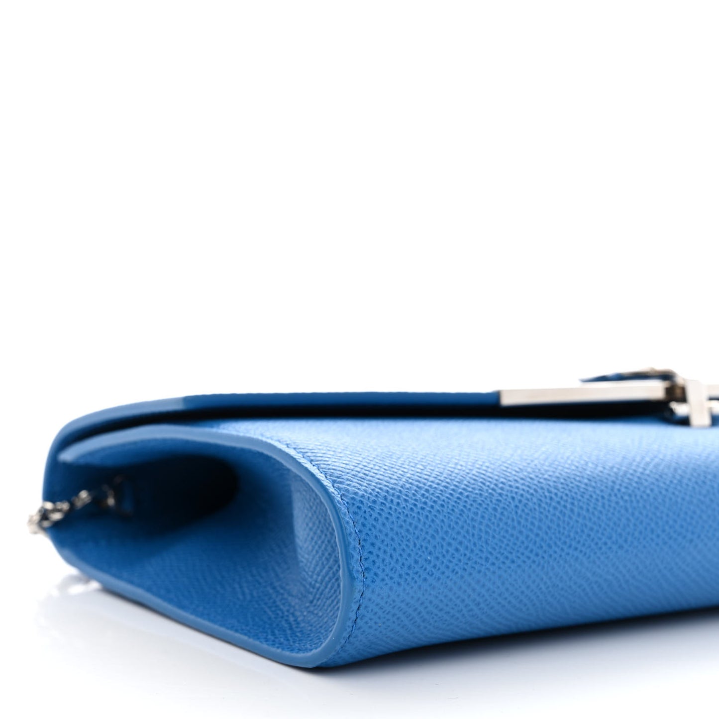 Hammered Calfskin Mini Gancini Icona Bag Blue