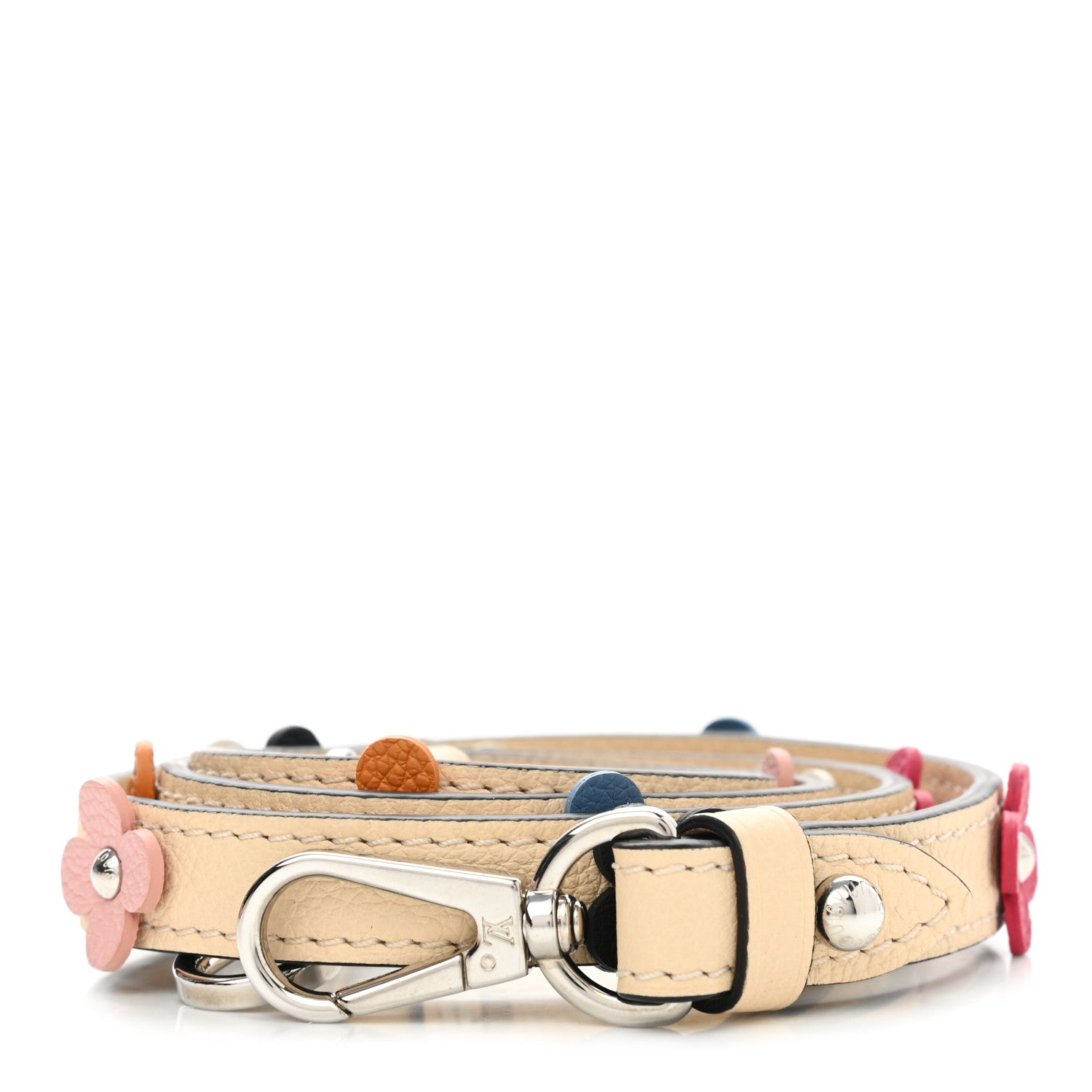 Louis Vuitton Calfskin Flowers Strap Creme 1 of 4