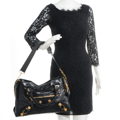 Balenciaga Chevre Giant 21 Gold Hardware City Black 2 of 13