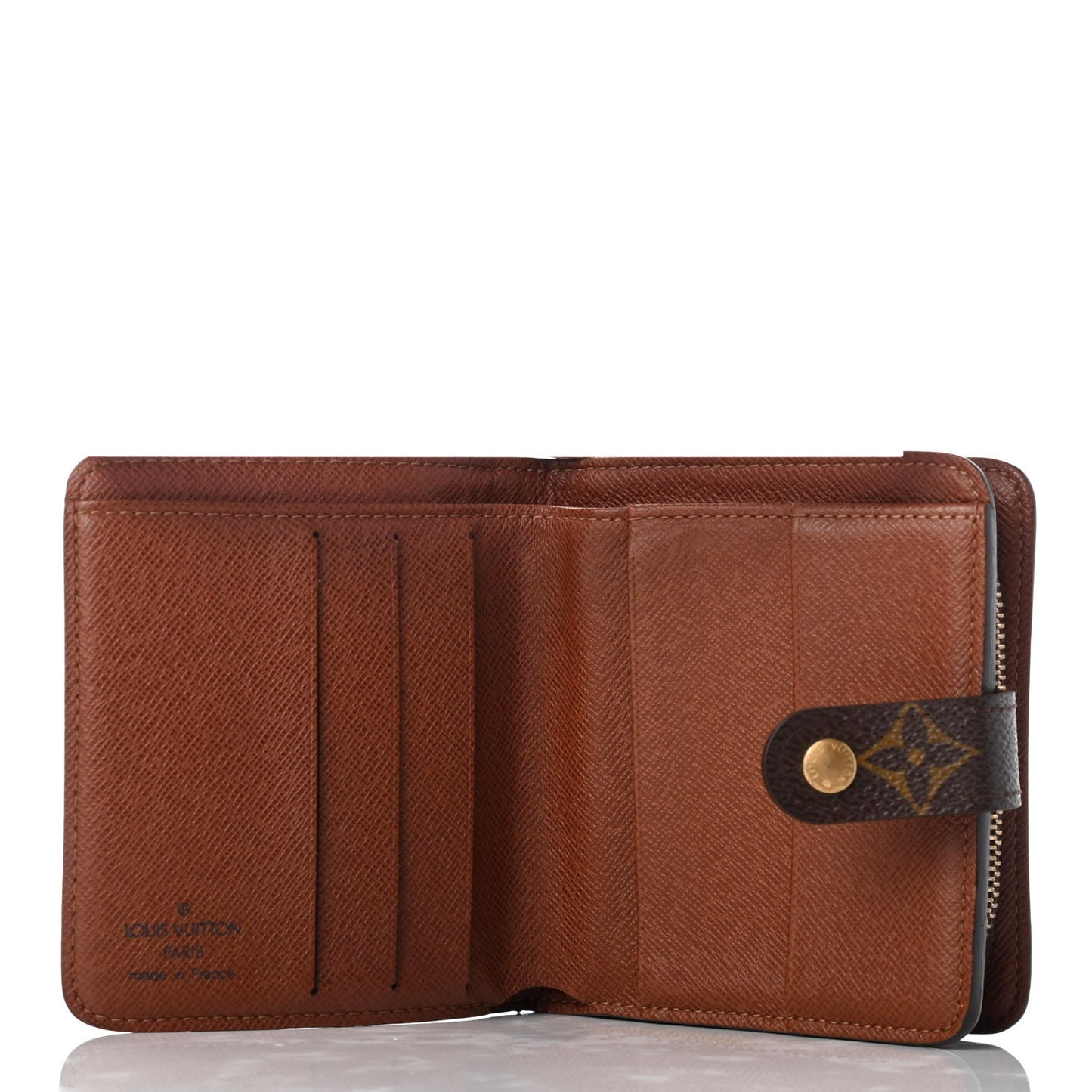 Monogram Compact Zippe Zipped Wallet