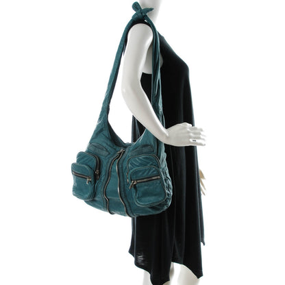 Alexander Wang Washed Lambskin Donna Hobo Emerald 2 of 6