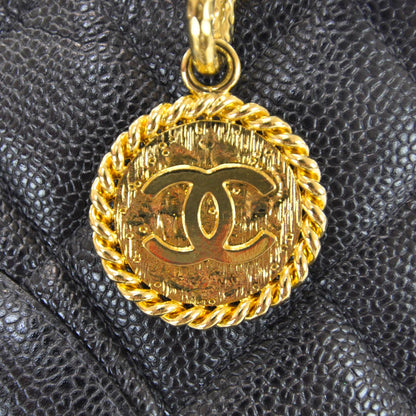 Chanel Caviar Quilted Medallion Tote Black 10 of 10