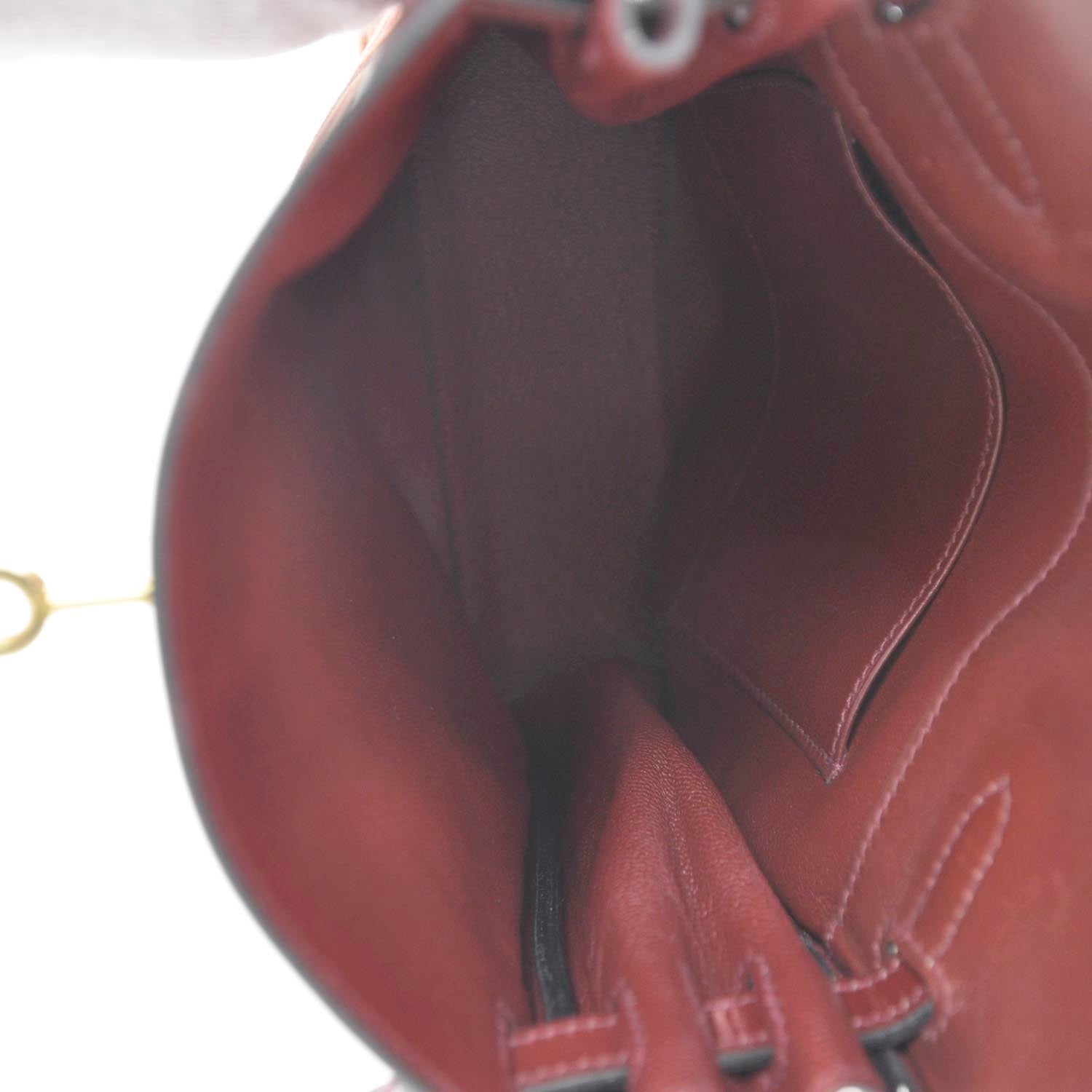 Hermes Vibrato Box Leather Kelly Ado 20 Backpack 9 of 9