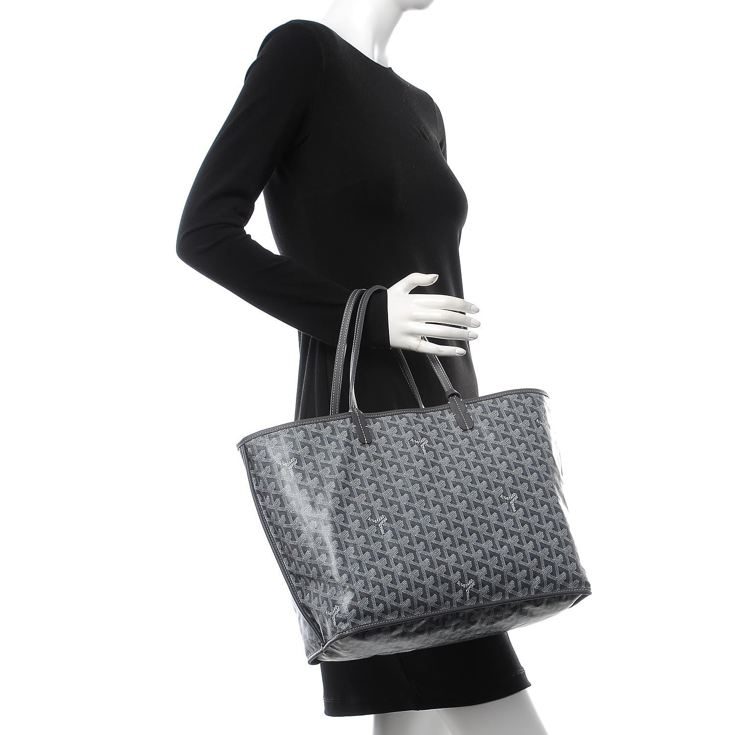 Goyard Goyardine Reversible Anjou PM Grey 2 of 11
