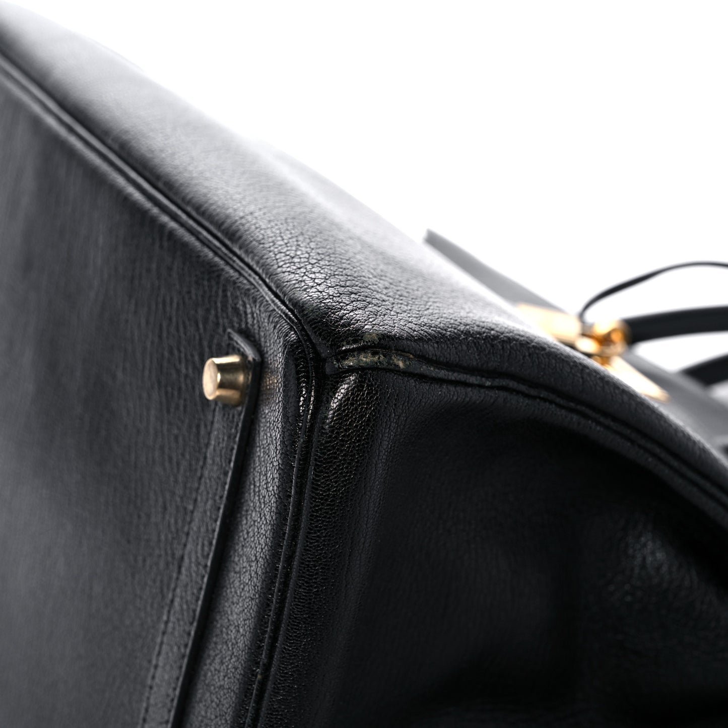 Chevre de Coromandel Birkin 35 Black