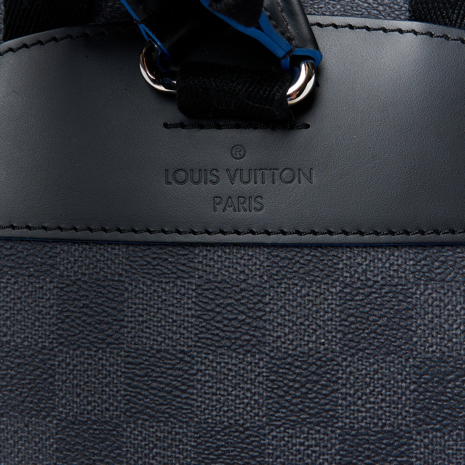 Louis Vuitton Damier Graphite Logo Josh Backpack Blue Multicolor 8 of 11