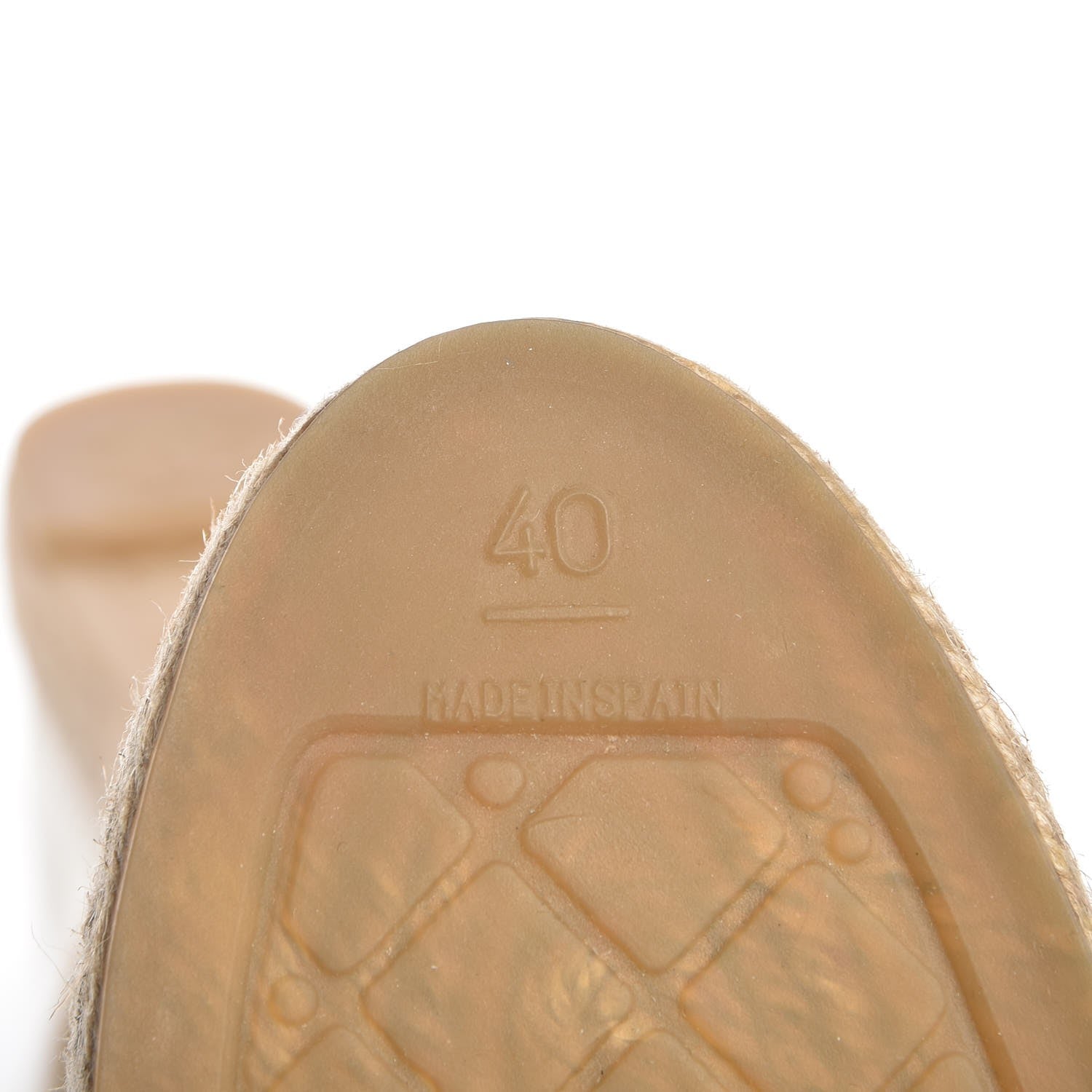 Chanel Metallic Calfskin Grosgrain CC Espadrilles 40 Ivory Black 6 of 10