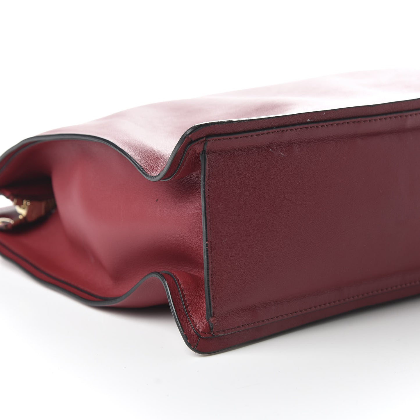Vitello Macro Rockstud Runway Tote Scarlet