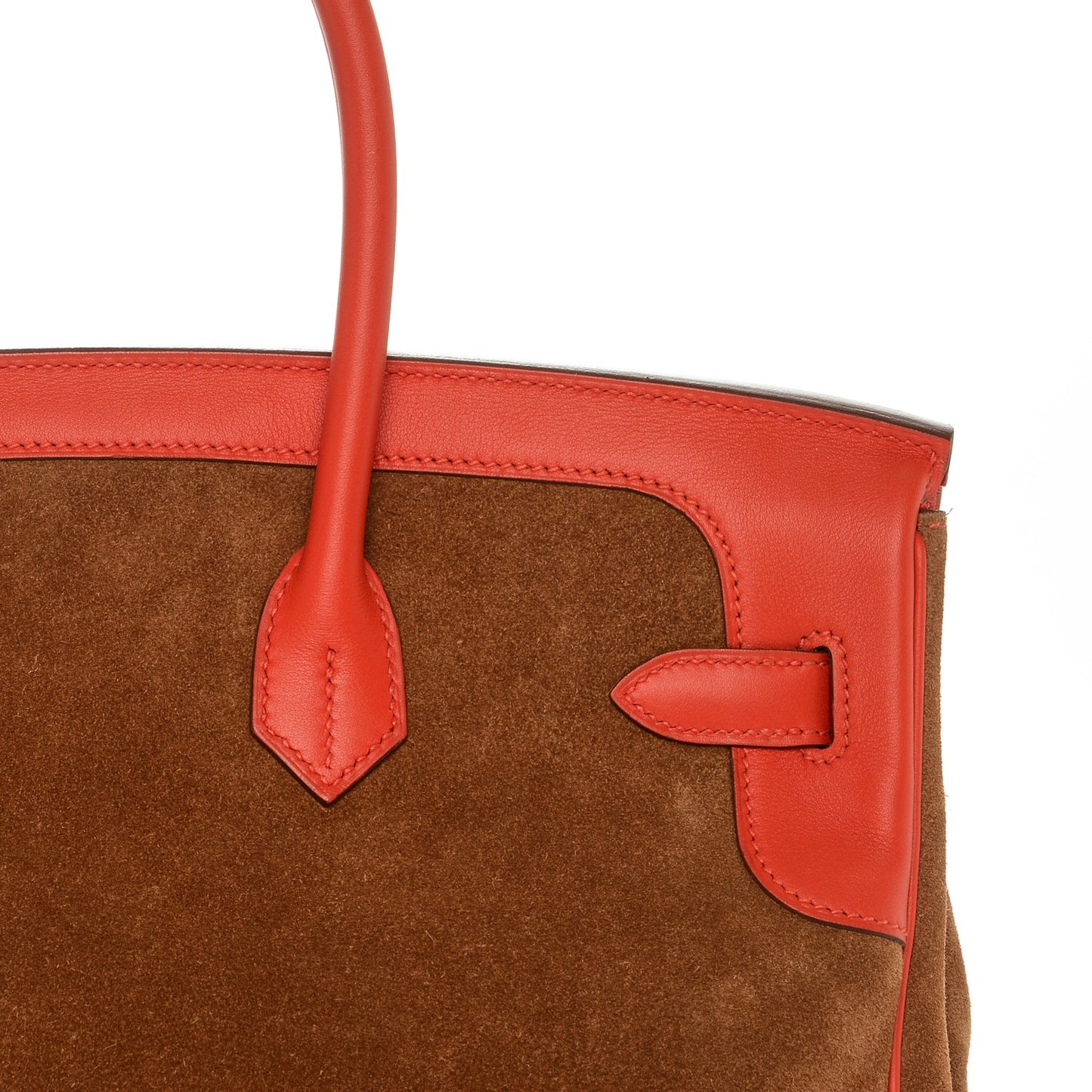 Veau Doblis Swift Grizzly Birkin 35 Chamois Capucine