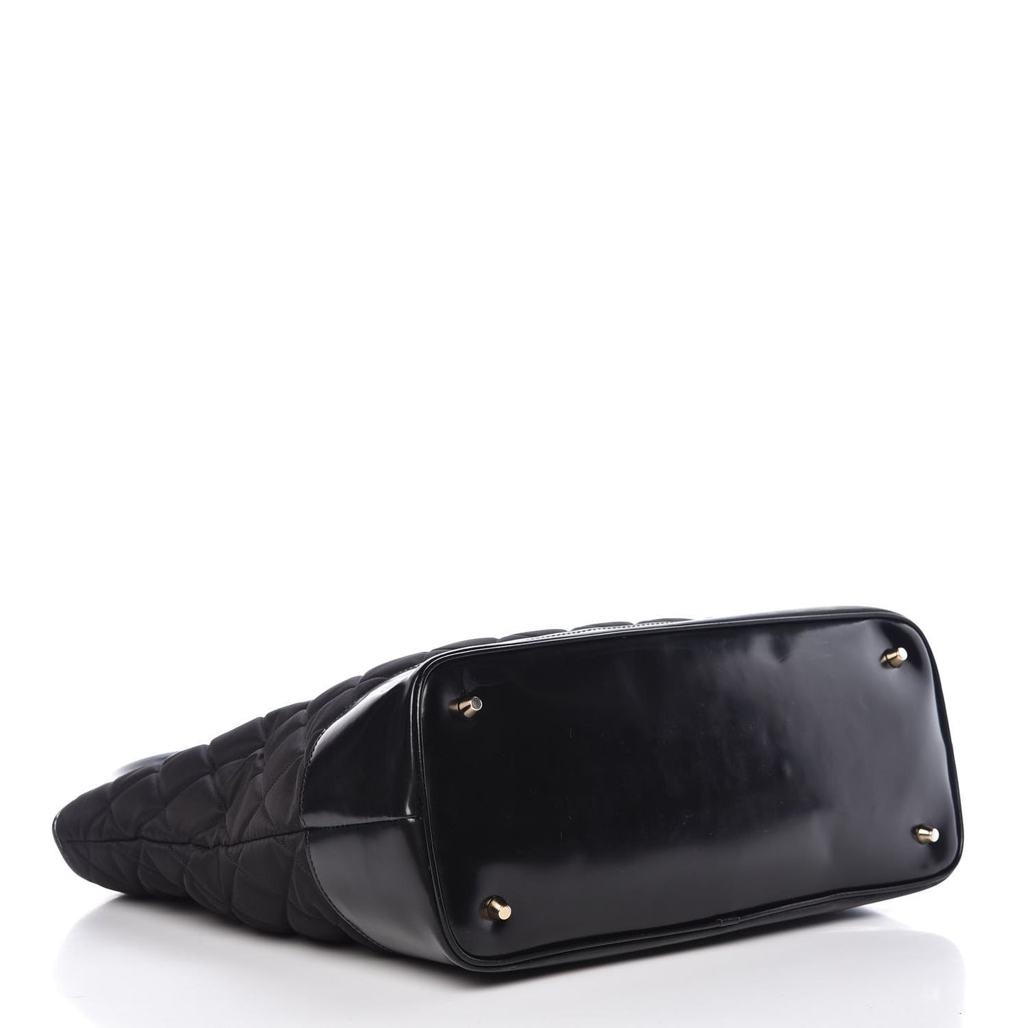 Nylon Quilted Grange Tote Black