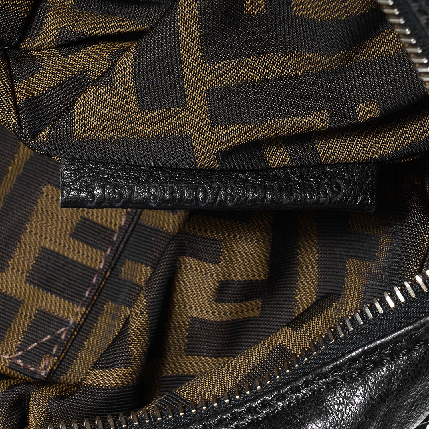 Fendi Zucca Nappa Nuvolata Vitello Tortuga Spy Bowler Tobacco Moro 7 of 10