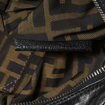 Fendi Zucca Nappa Nuvolata Vitello Tortuga Spy Bowler Tobacco Moro 7 of 10