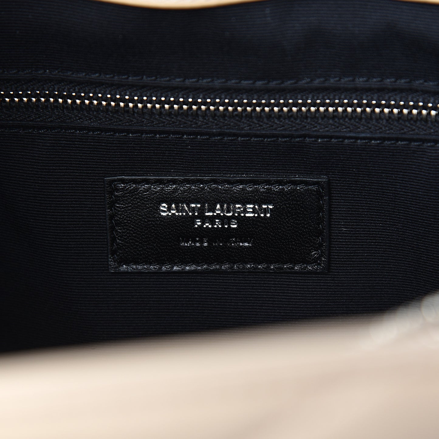 Calfskin Y Quilted Monogram Large Loulou Shopper Nude Powder