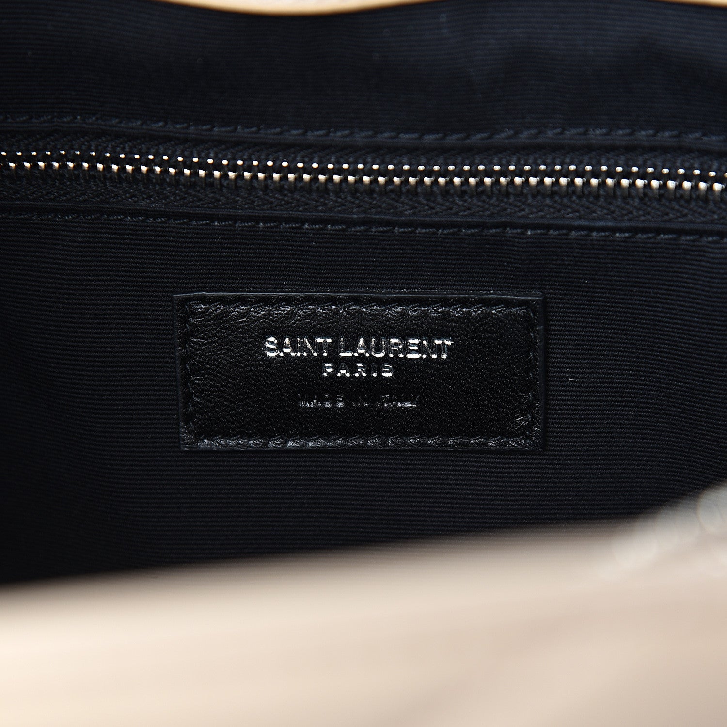 Saint Laurent Calfskin Y Quilted Monogram Large Loulou Shopper Nude Powder 5 of 9