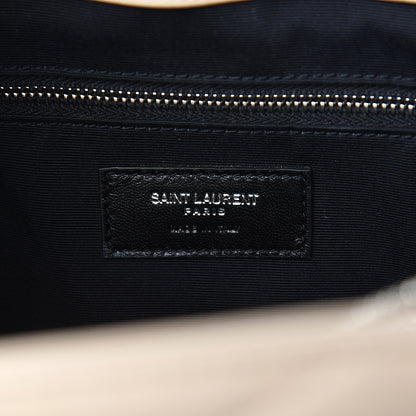 Saint Laurent Calfskin Y Quilted Monogram Large Loulou Shopper Nude Powder 5 of 9