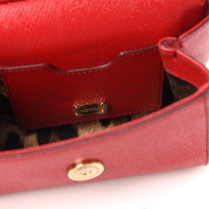 Dolce & Gabbana Dauphine Micro Miss Sicily Satchel Red 8 of 9