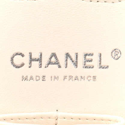 Chanel Caviar Quilted Medium Double Flap White 6 of 13