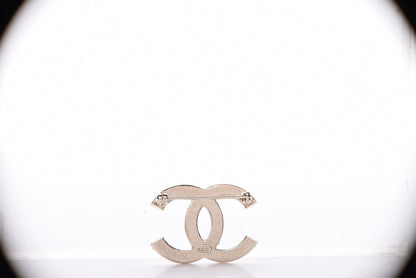 Chanel Crystal CC Brooch Light Gold 3 of 5