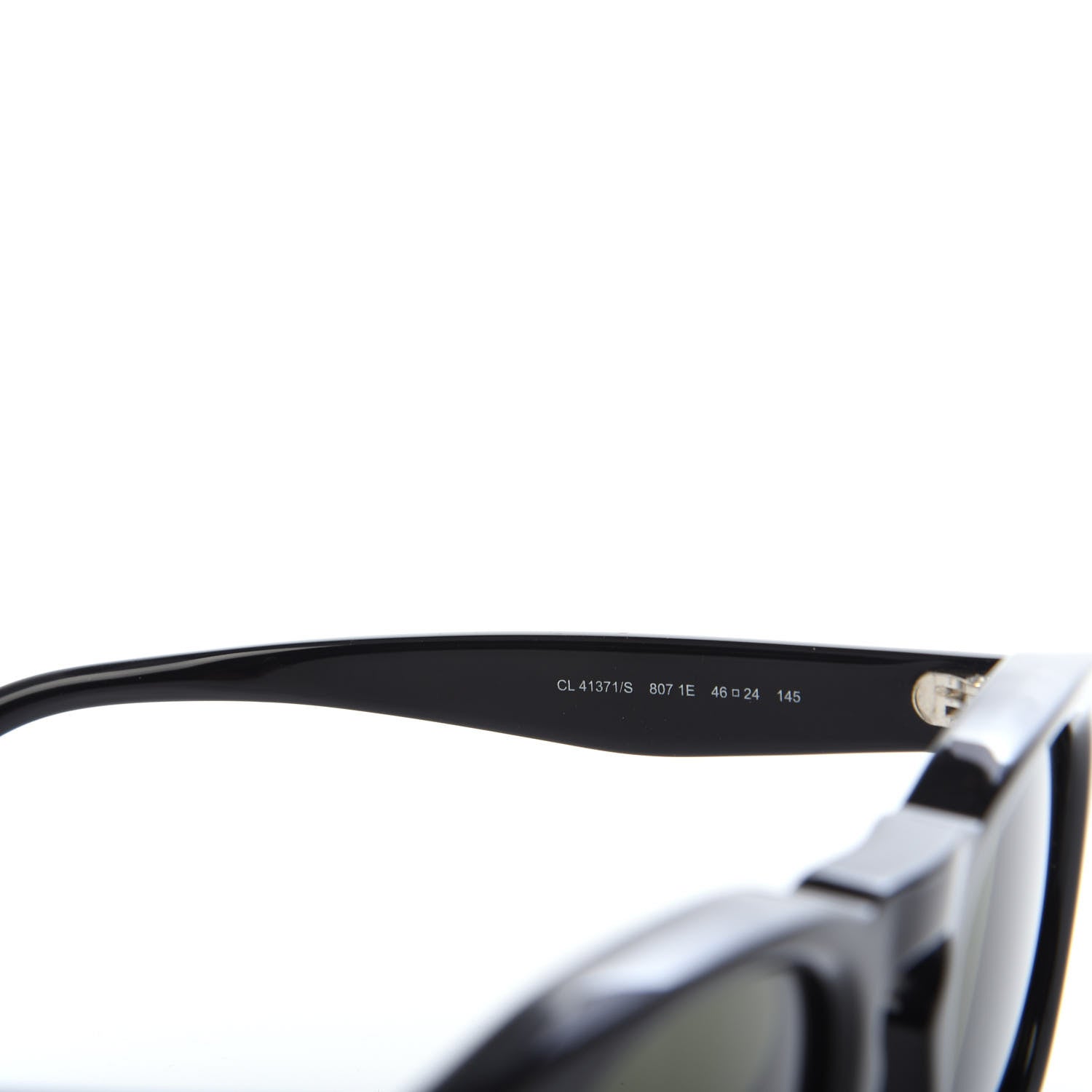 Celine Bevel Square Sunglasses CL41371/S Black 6 of 7