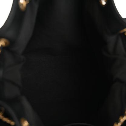 Chanel Suede Quilted Medium Chanel 25 Handbag Black 5 of 13