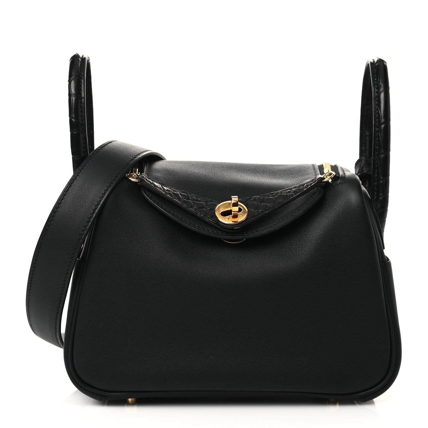 Swift Matte Alligator Mini Touch Lindy 20 Black
