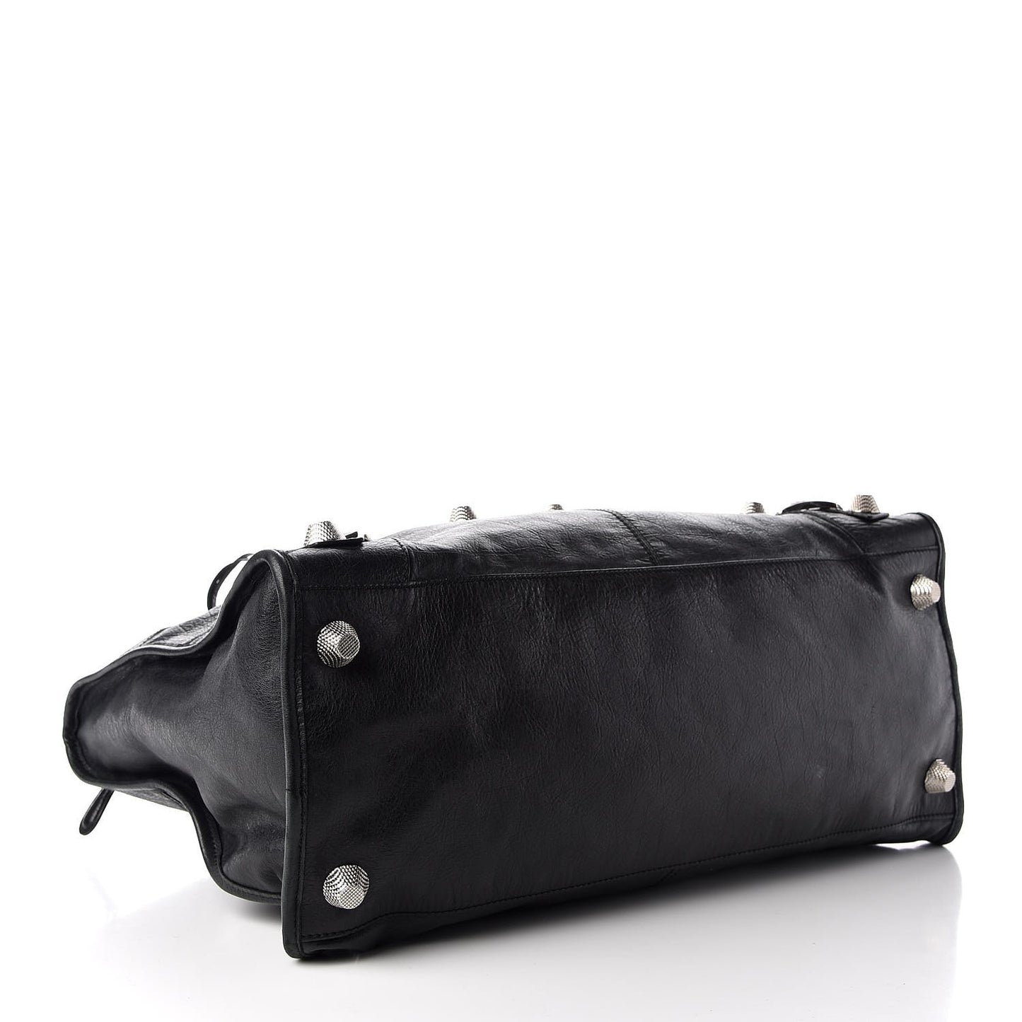 Agneau Giant 21 Silver Hardware Work Black