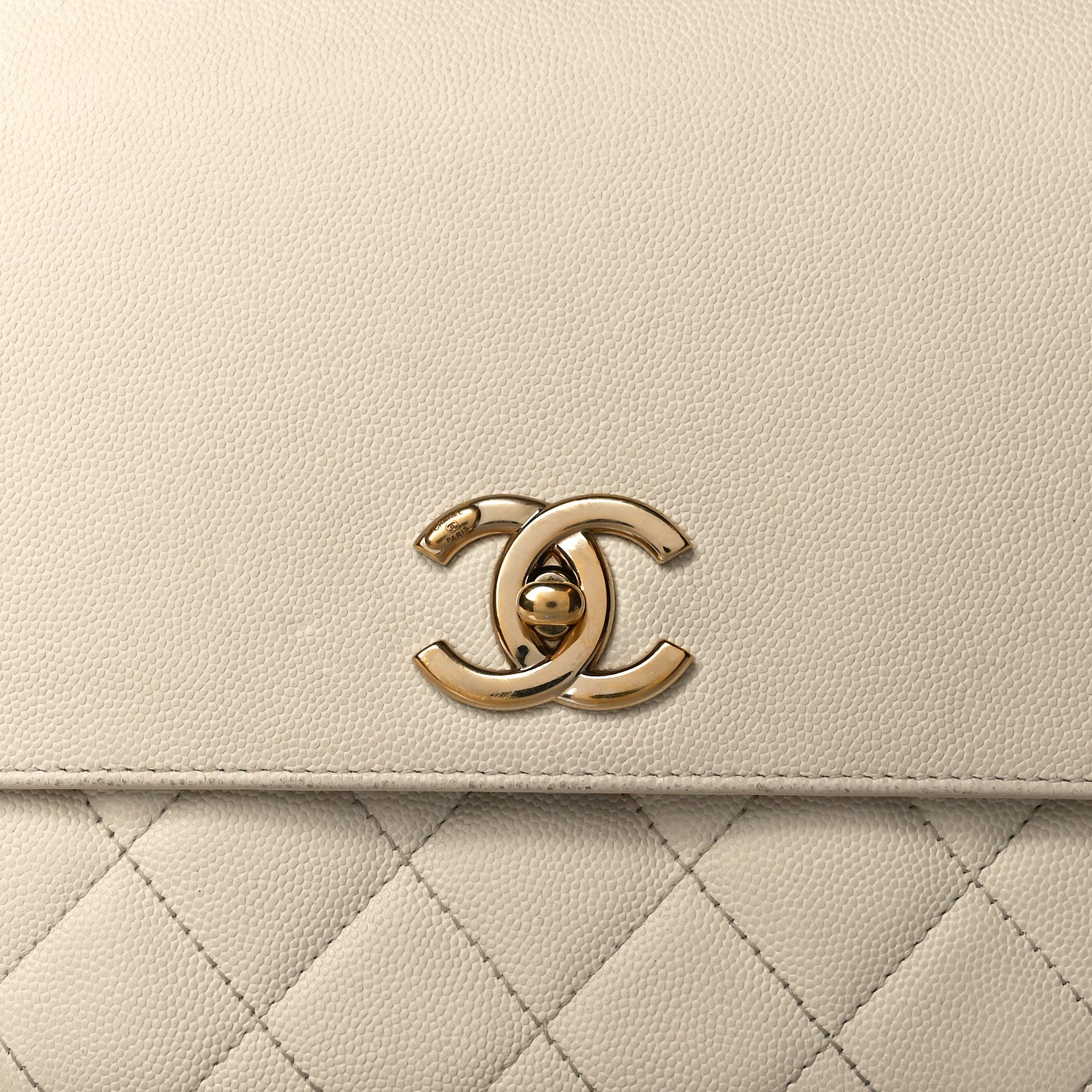 Chanel Caviar Quilted Large Business Affinity Flap White 8 of 14
