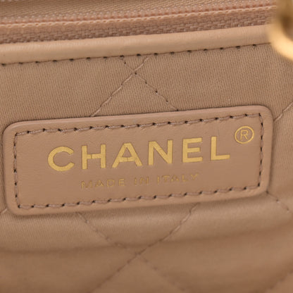 Chanel Shiny Calfskin Quilted Small Chanel 22 White 7 of 11