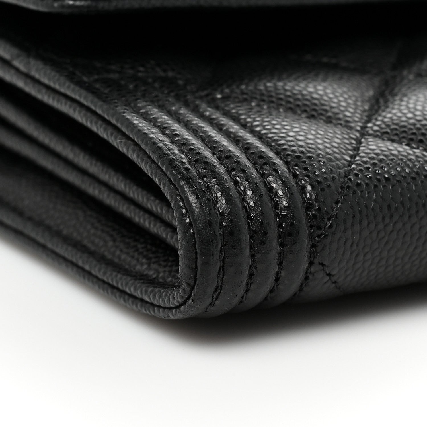 Chanel Caviar Quilted Long Boy Flap Wallet Black 11 of 14