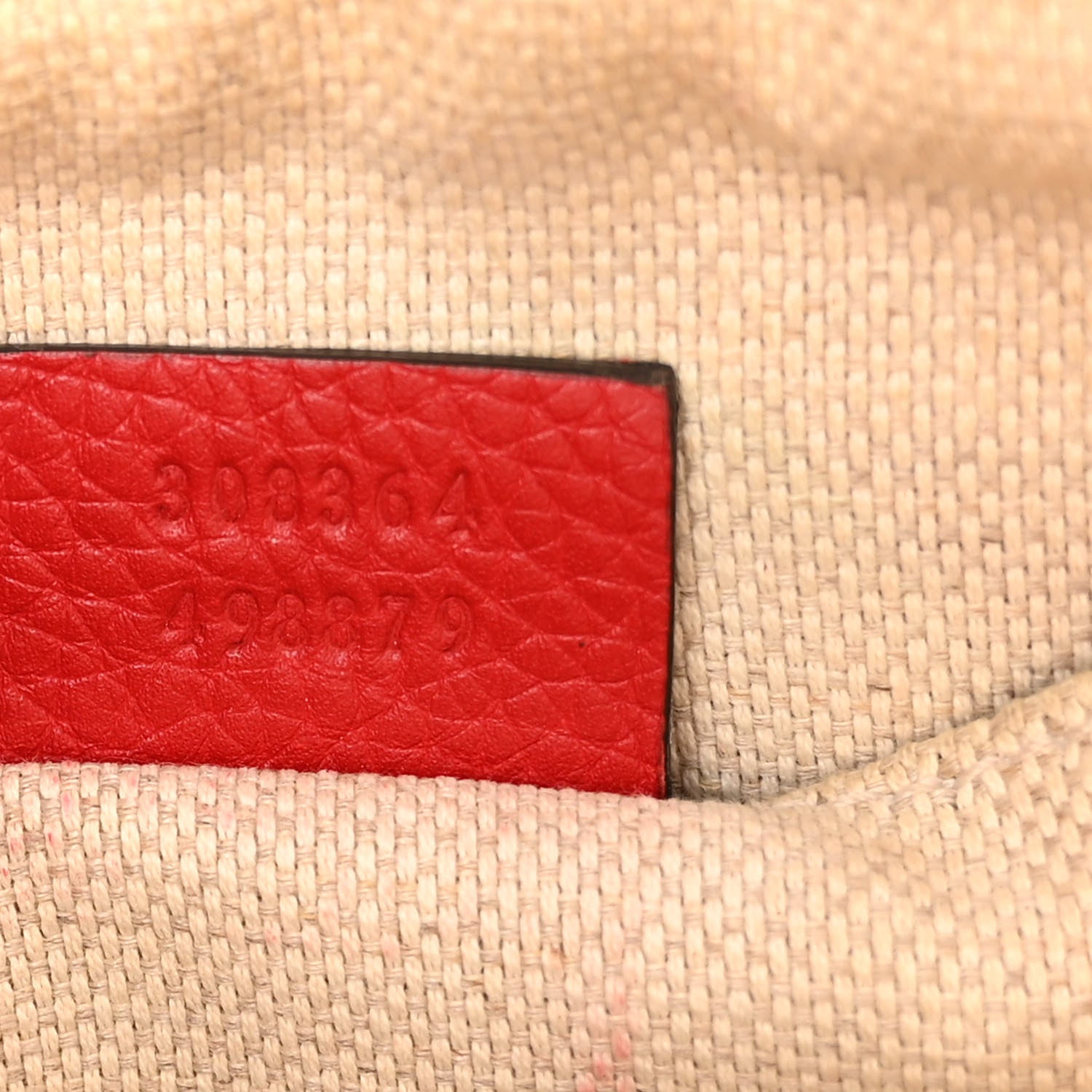 Gucci Pebbled Calfskin Small Soho Disco Bag Tabasco Red 7 of 11