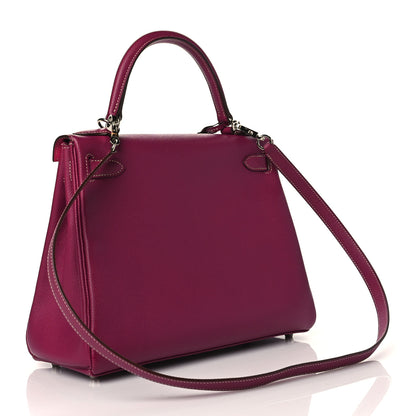 Hermes Epsom Candy Kelly Retourne 28 Tosca Rose Tyrien 2 of 12