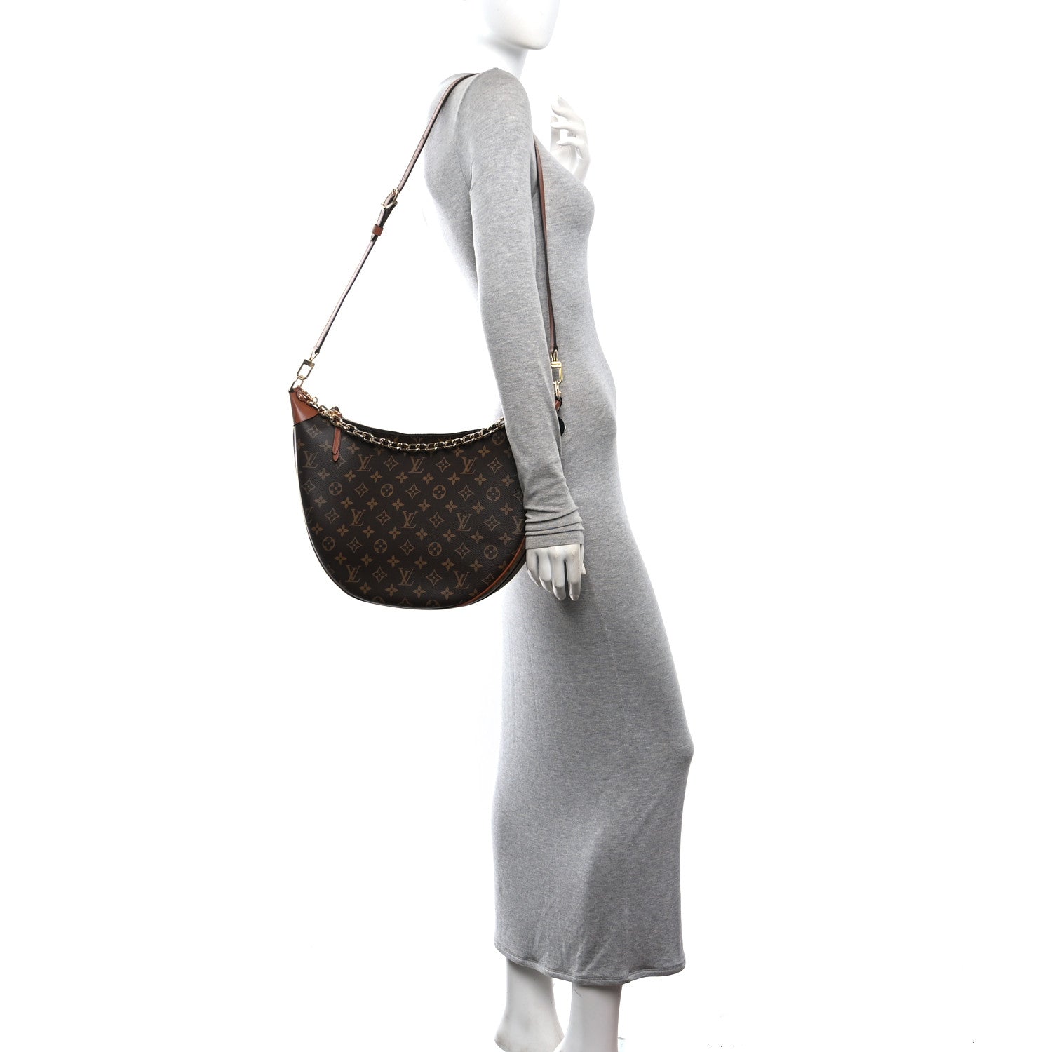 Louis Vuitton Reverse Monogram Loop Hobo 2 of 11