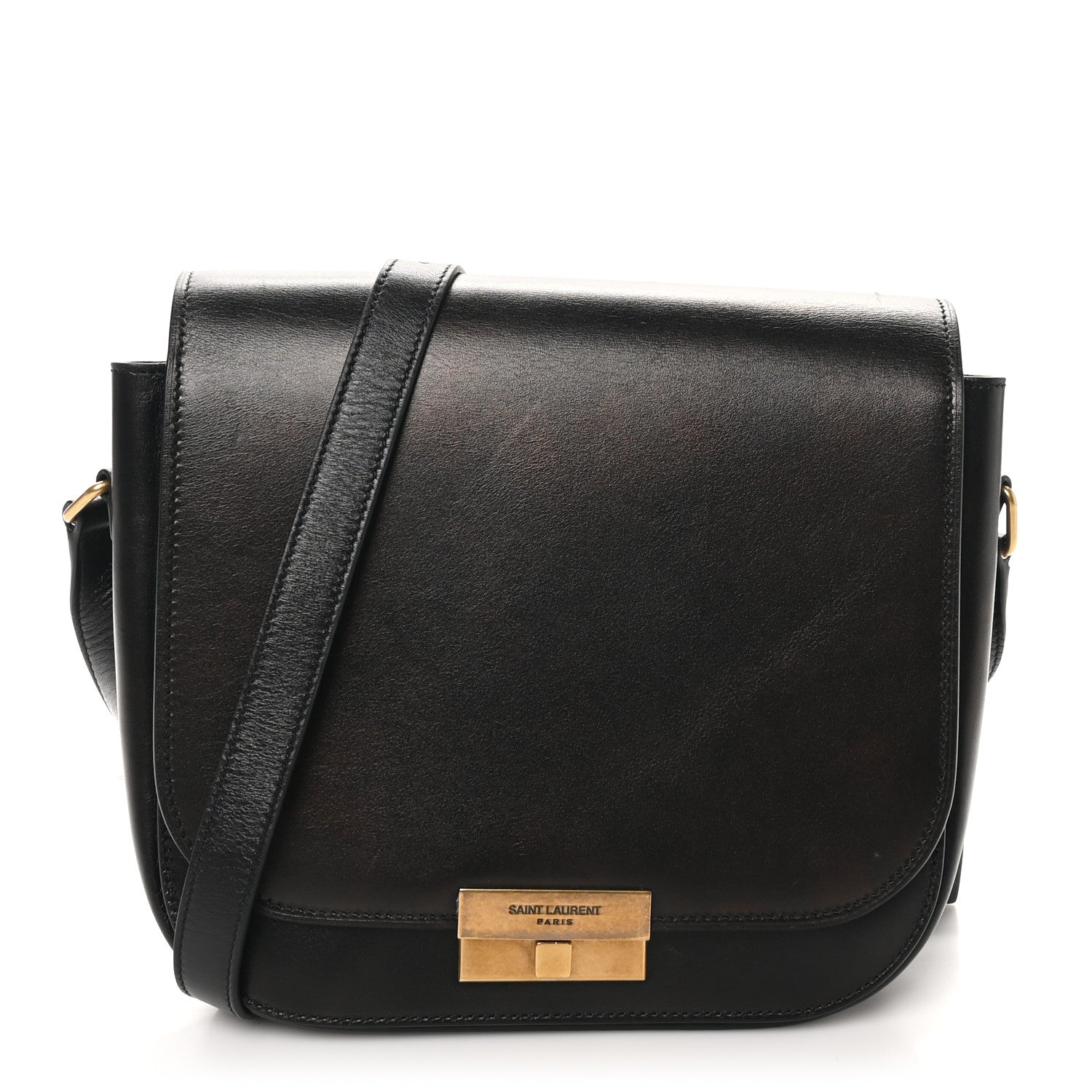 Saint Laurent Calfskin Betty Messenger Black 1 of 11