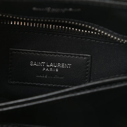 Saint Laurent Calfskin Y Quilted Monogram Toy Loulou Crossbody Bag Black 6 of 11