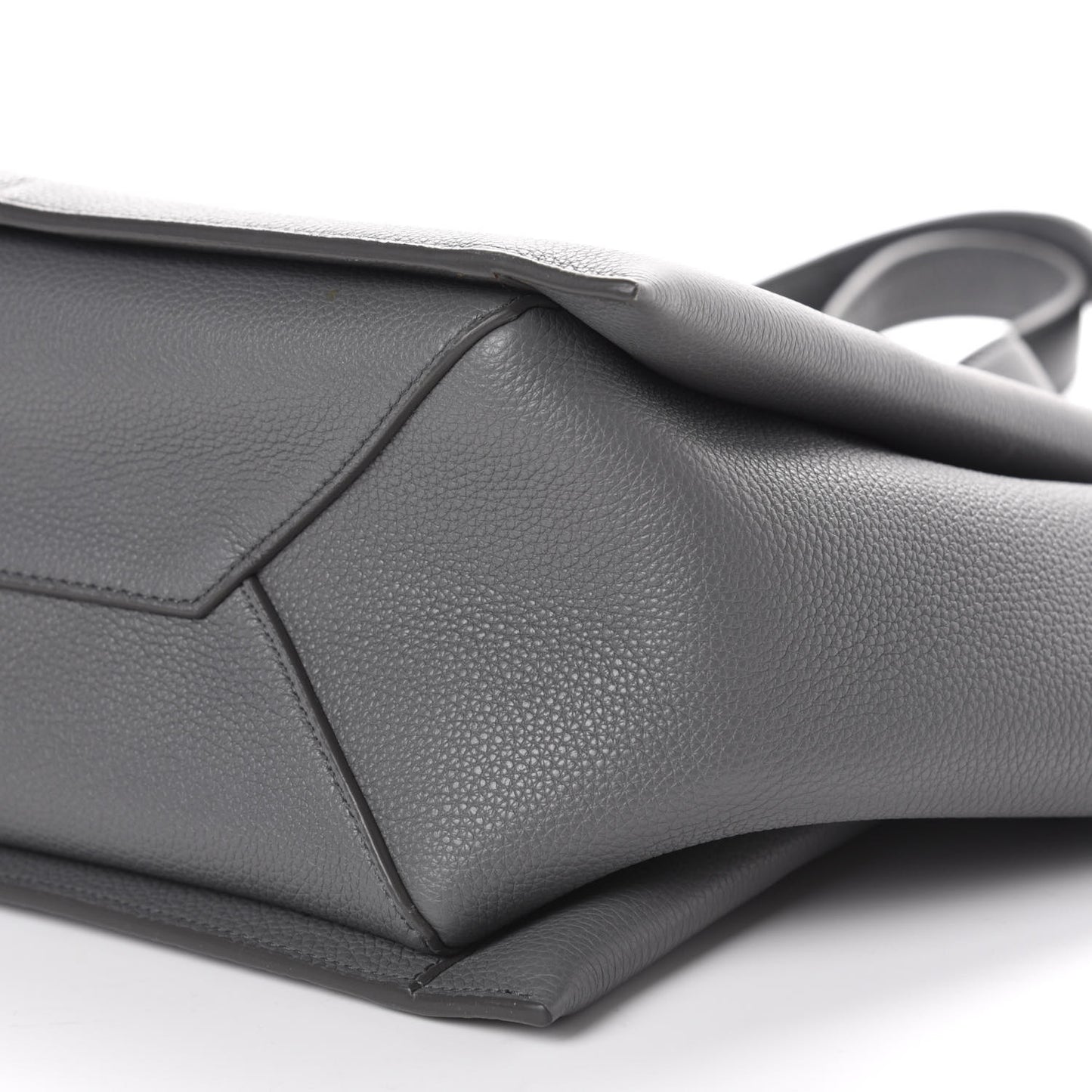 Baby Grained Calfskin Small Tri-Fold Bag Kohl
