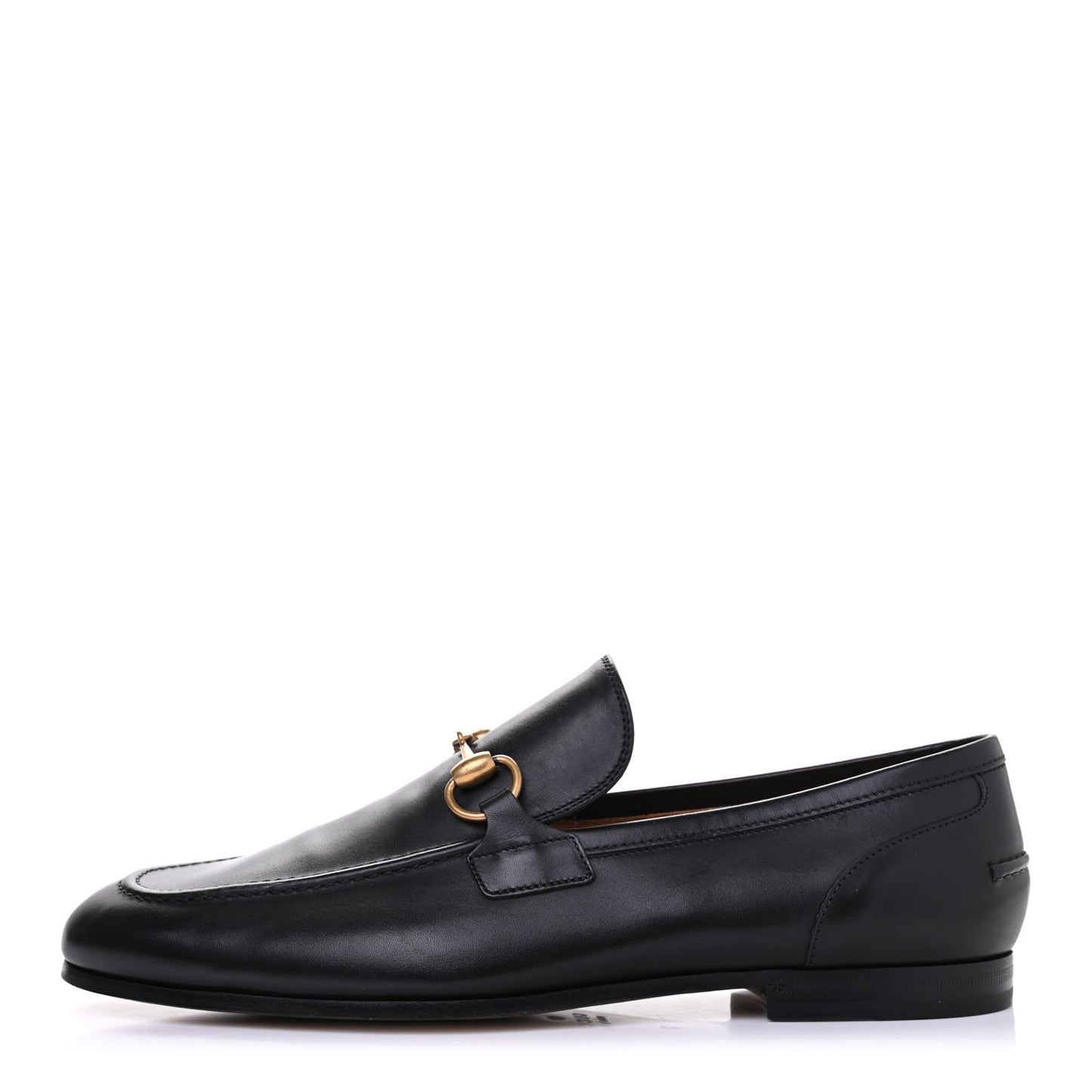 Calfskin Horsebit Mens Jordaan Loafers 7 Black