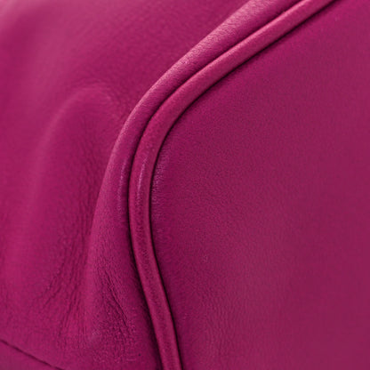 Hermes Milo Lambskin Tohubohu Pouch PM Rose Pourpre Bleu Saphir 10 of 11