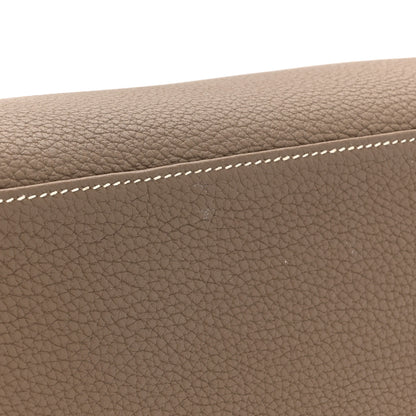 Hermes Togo Kelly Retourne 35 Etoupe 13 of 18