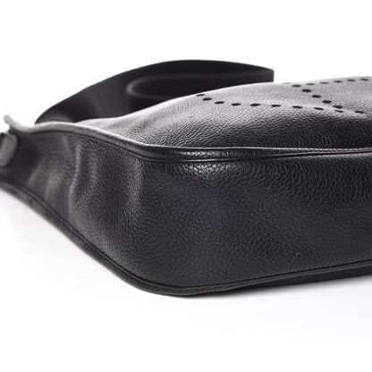 Hermes Taurillon Clemence Evelyne PM Black 5 of 9