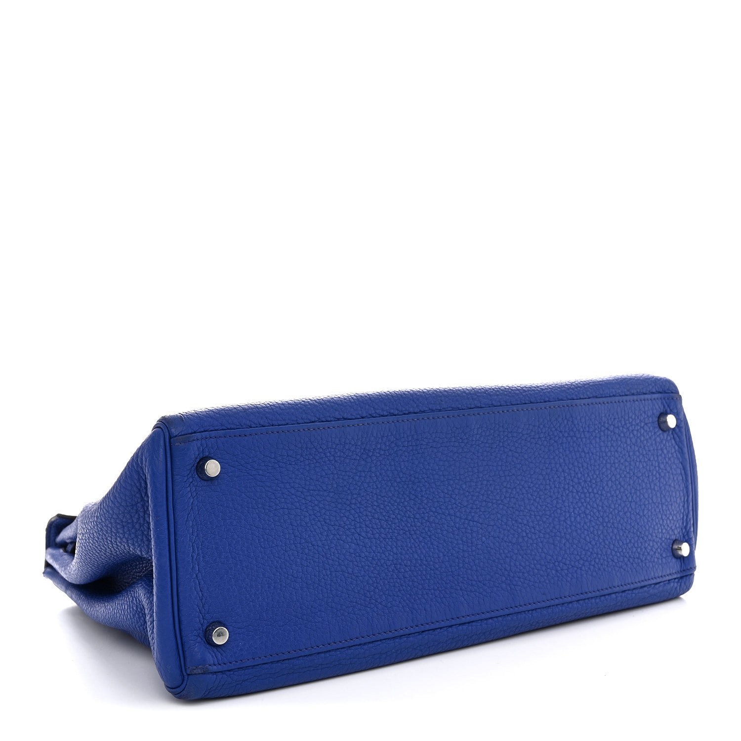 Hermes Togo Kelly Retourne 35 Bleu Electrique 4 of 15