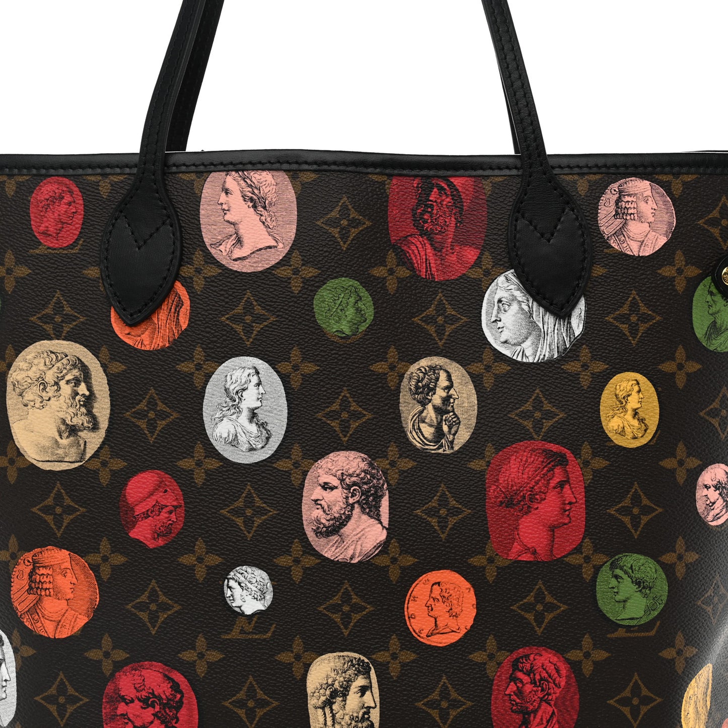 X Fornasetti Monogram Cameo Neverfull MM