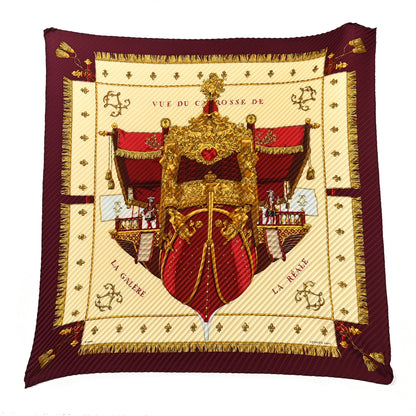 Hermes Silk Vue Du Carosse De La Galere La Reale Plisse Scarf 1 of 5