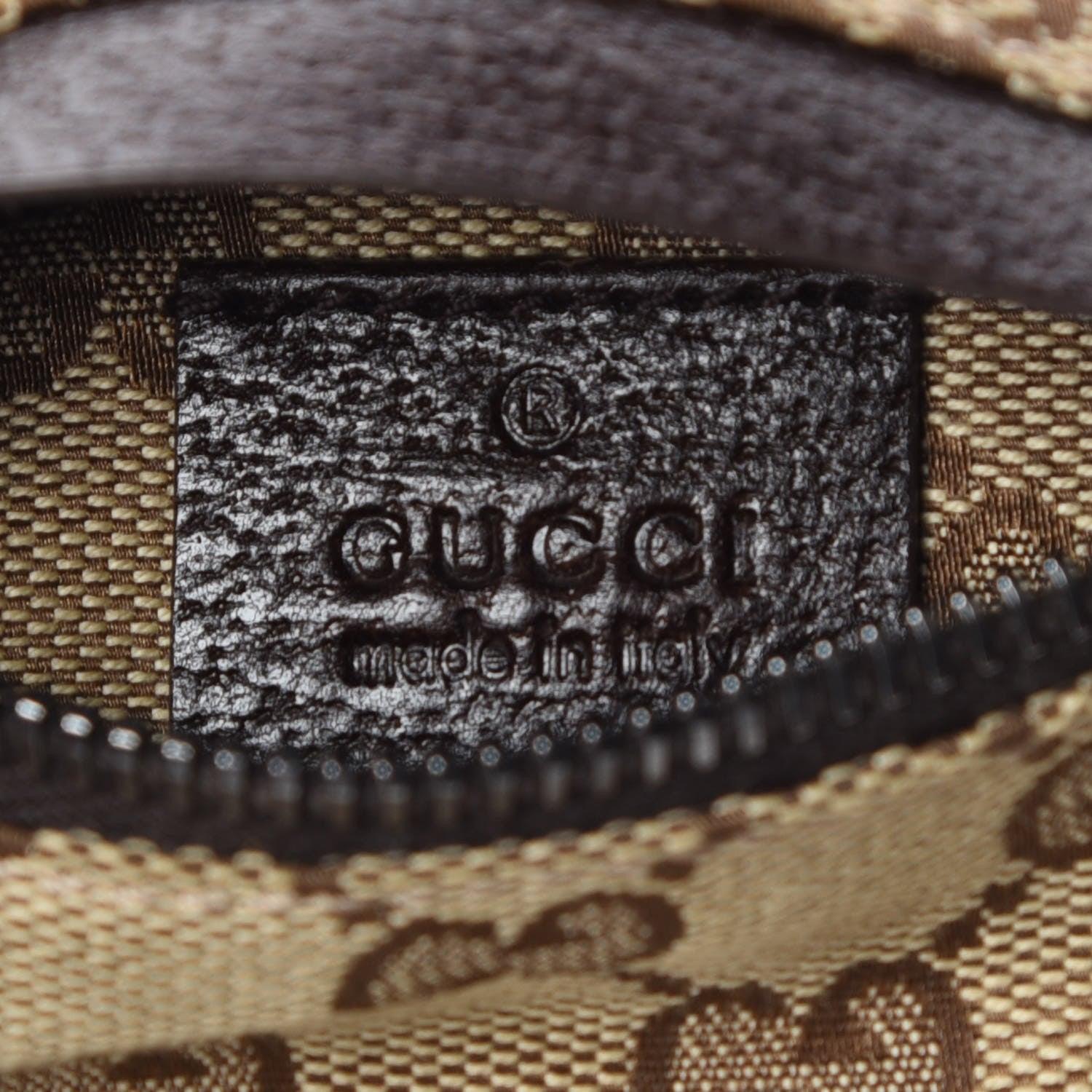 Gucci Monogram Web Belt Bag Dark Brown 8 of 10