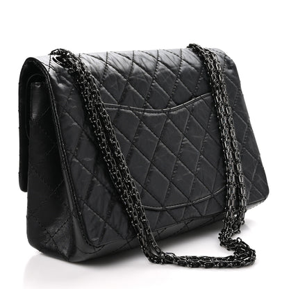 Chanel Aged Calfskin Quilted 2.55 Reissue 226 Flap So Black 3 of 12