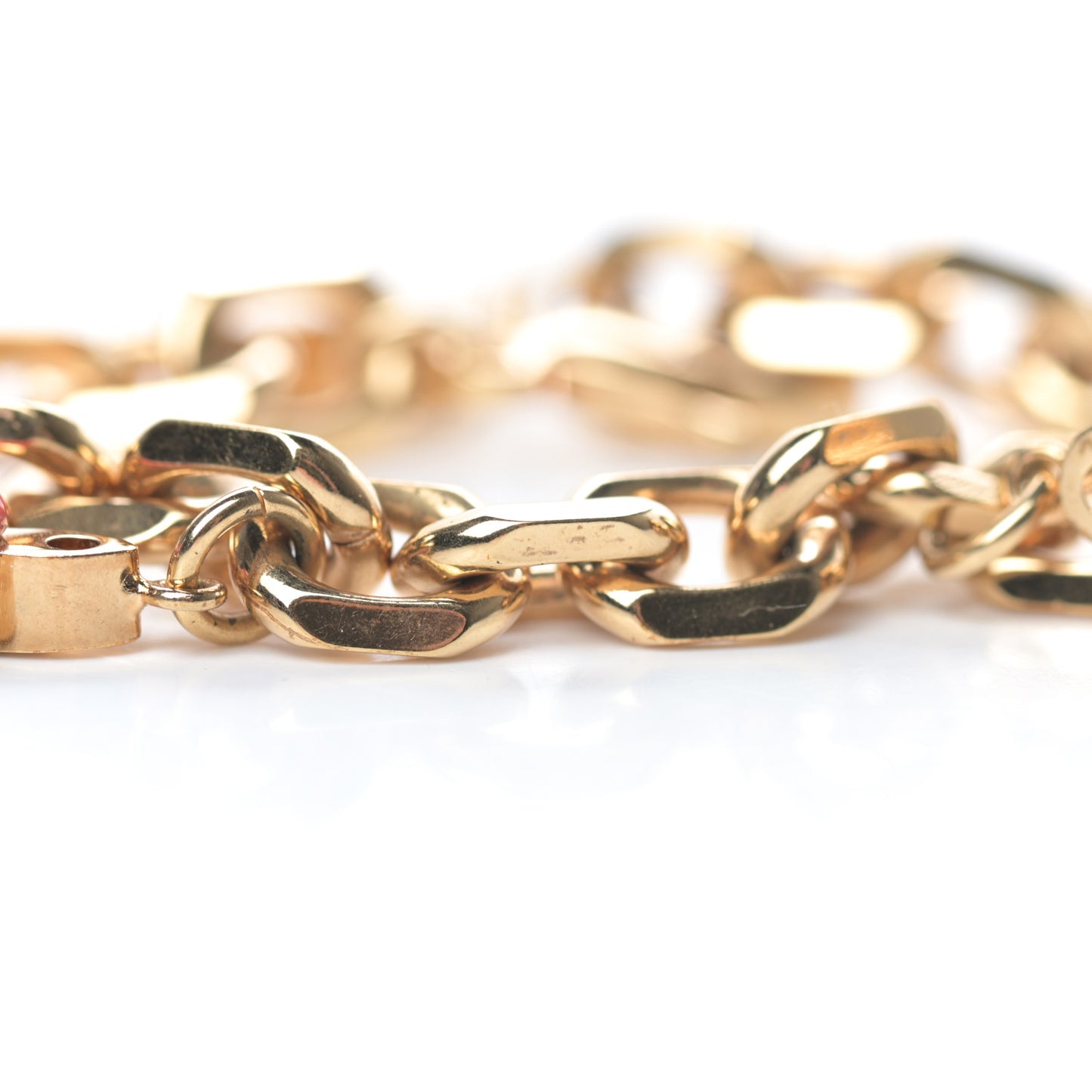 Monogram Hide and Seek Necklace Gold