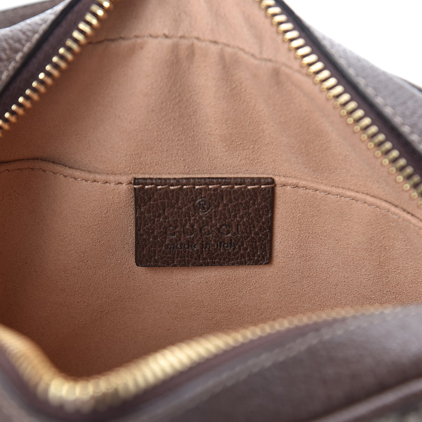 GG Supreme Monogram Web Mini Ophidia Shoulder Bag Brown