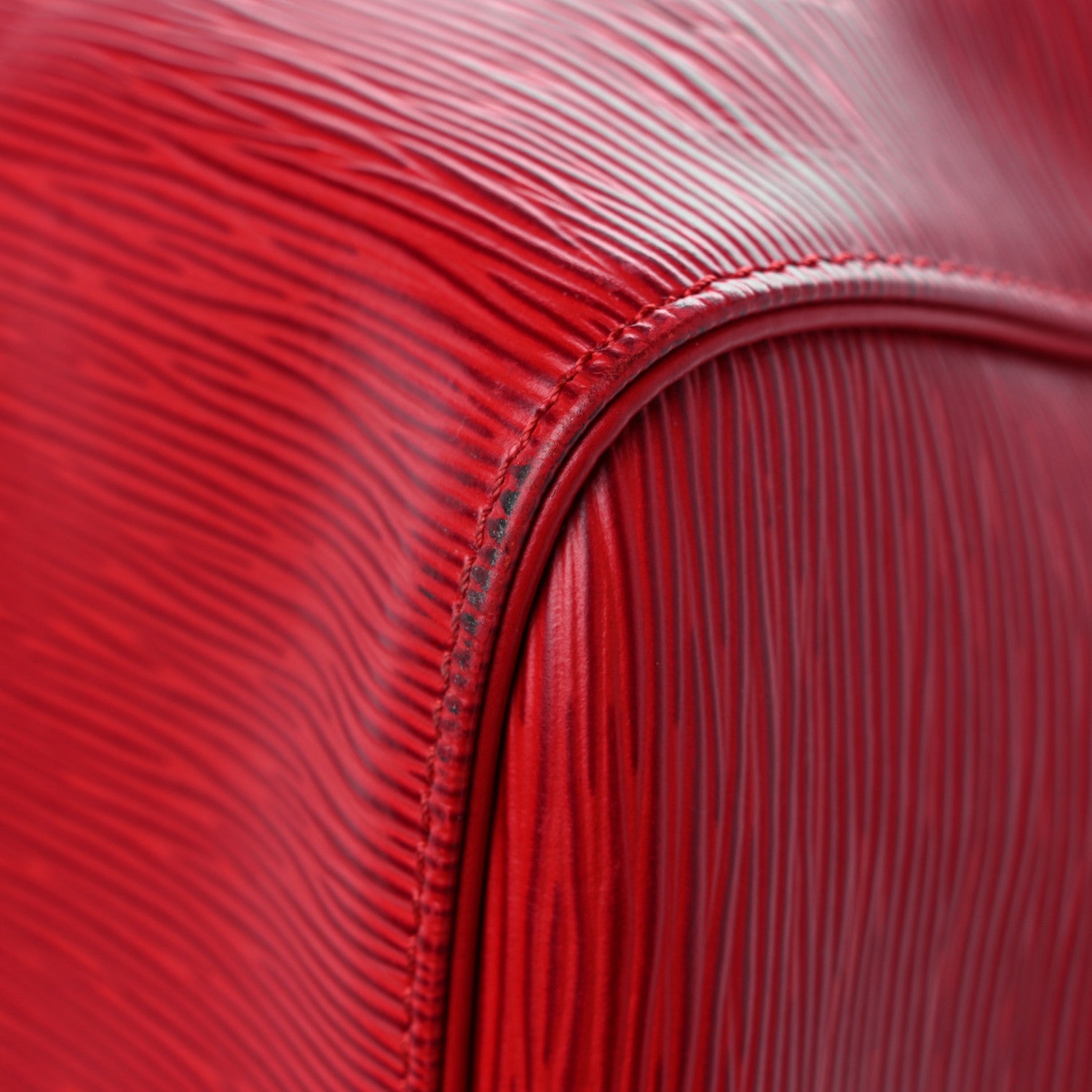 Louis Vuitton Epi Keepall 55 Castillan Red 9 of 13