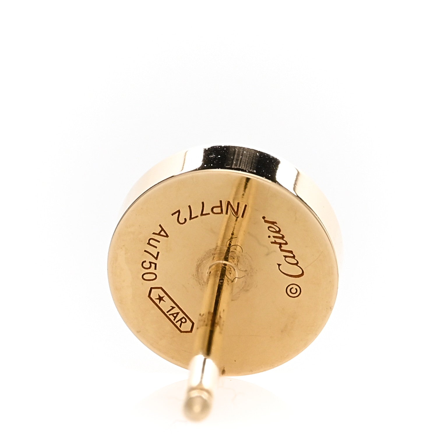 Cartier 18K Yellow Gold LOVE Earrings 4 of 5