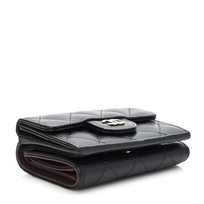 Chanel Caviar Quilted Double Flap Wallet Black 4 of 8