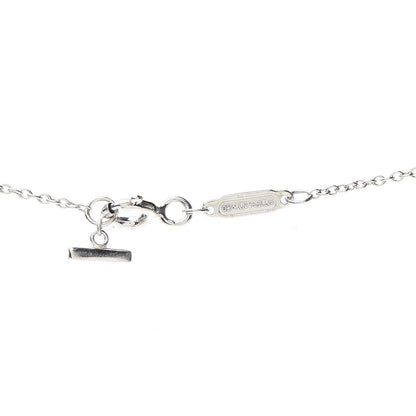 Tiffany Sterling Silver Small T Smile Pendant Necklace 4 of 5